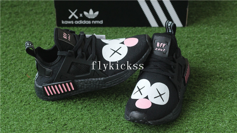 Kaws BFF X Real Boost Adidas NMD XR1 W Black